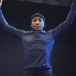 Olympic gold medallist, Pakistan’s Arshad Nadeem, presents Trophy ahead of NZ vs SA CT 2025 semifinal